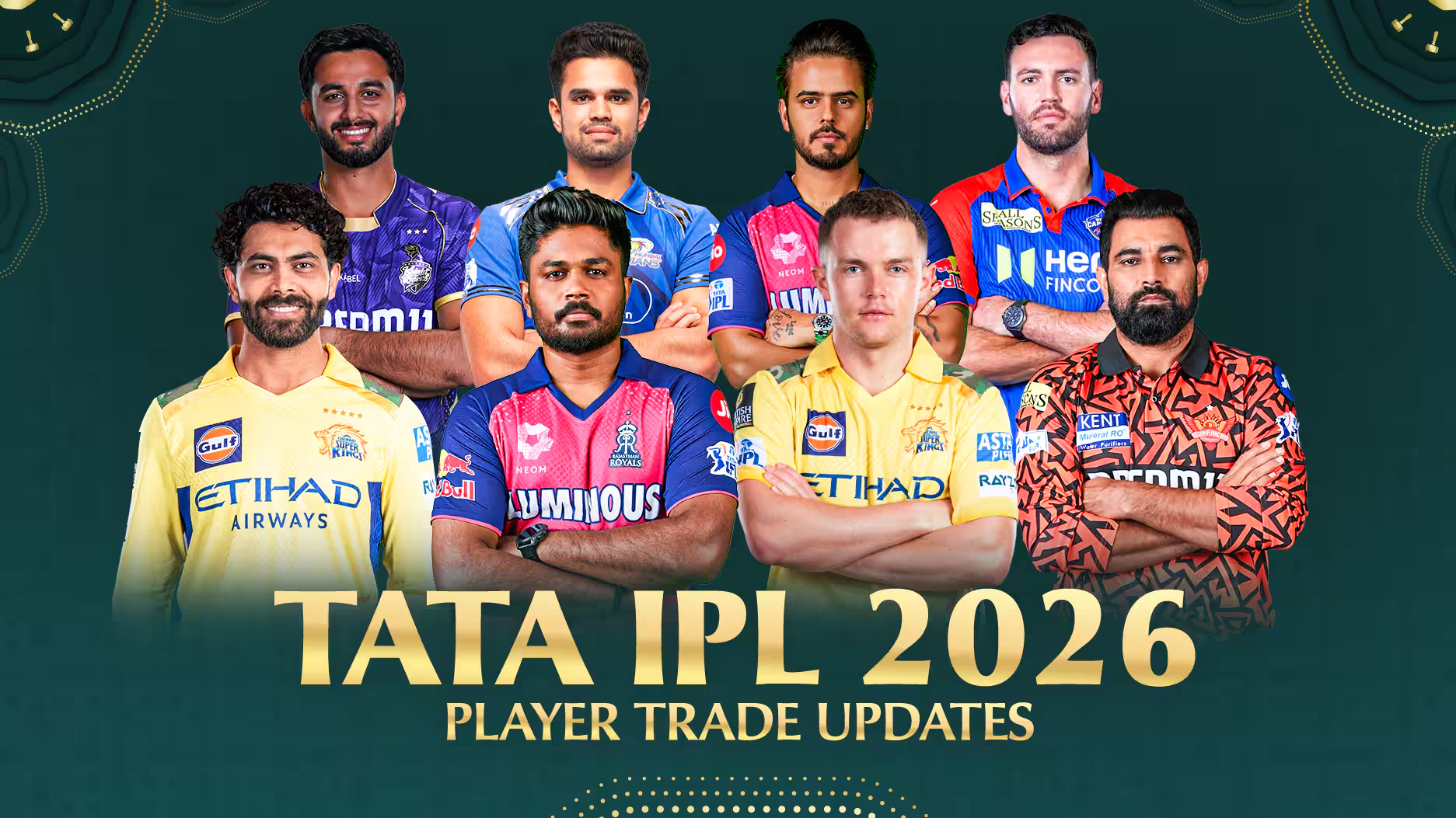 IPL 2026 all teams and captains - Bet on Lakshmiwin